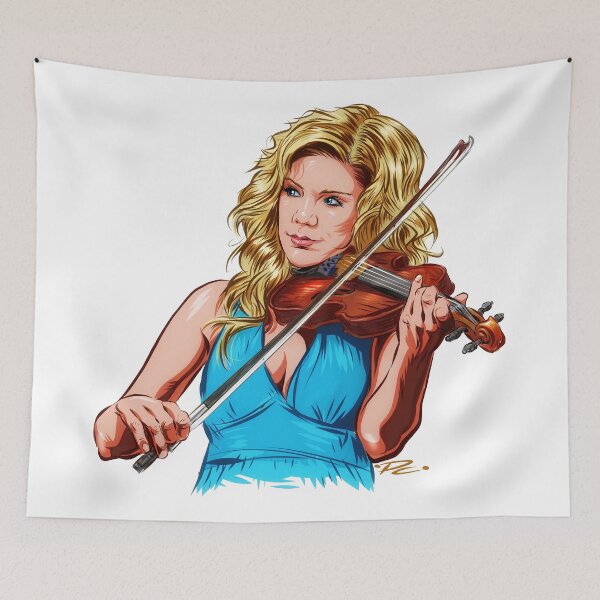 Item preview, Alison Krauss - An illustration by Paul Cemmick designed and sold by TIGERDAVER.