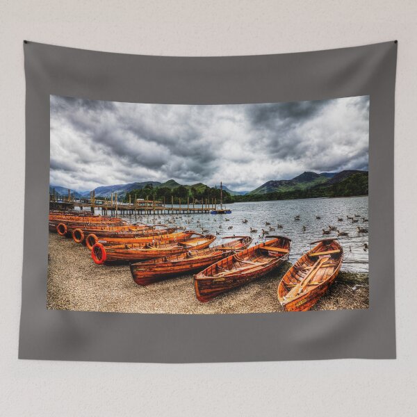 Item preview, Derwentwater Rowing Boats Before The Storm designed and sold by Paul Thompson Photography.
