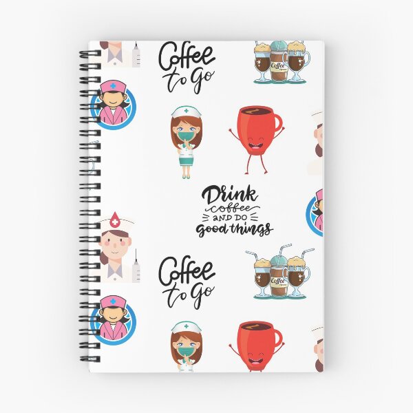 Item preview, Nurse Drinking Coffee Sticker Pack designed and sold by SportyDogShop.