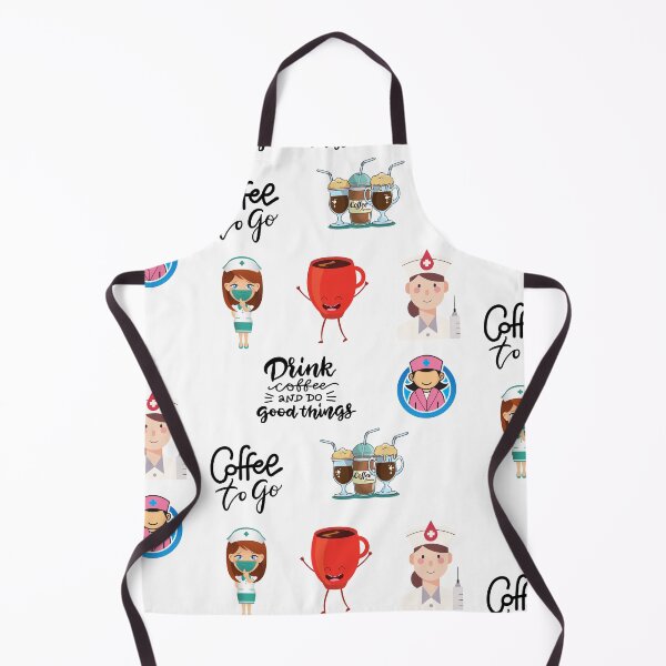 Item preview, Nurse Drinking Coffee Sticker Pack designed and sold by SportyDogShop.