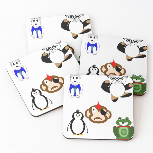Item preview, the animal gang together designed and sold by NatesCreativity.