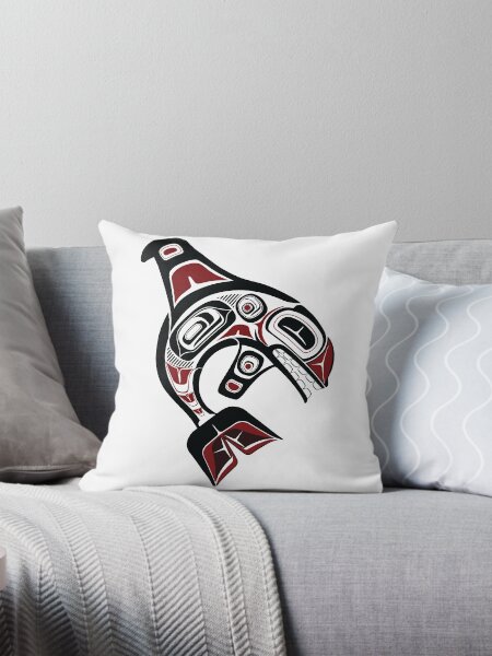 Artikel-Vorschau von Pazifischer Nordwesten Orca Indianer Salish Formline Art Killerwal Blackfish, designt und verkauft von cascadiadesigns.