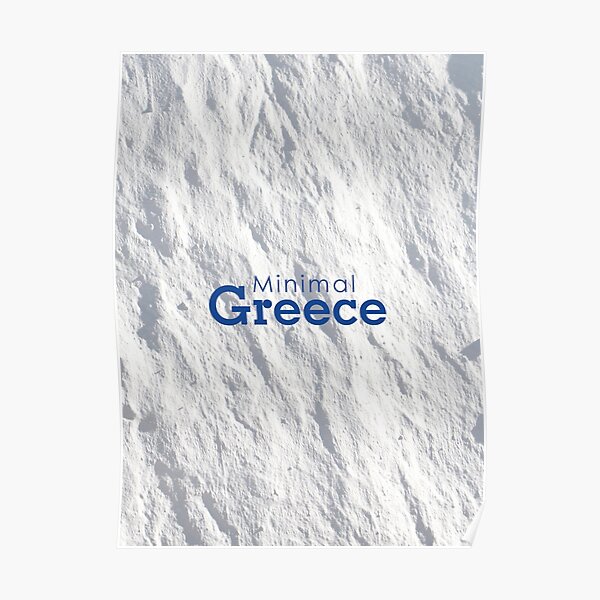 Minimal Greece. Poster