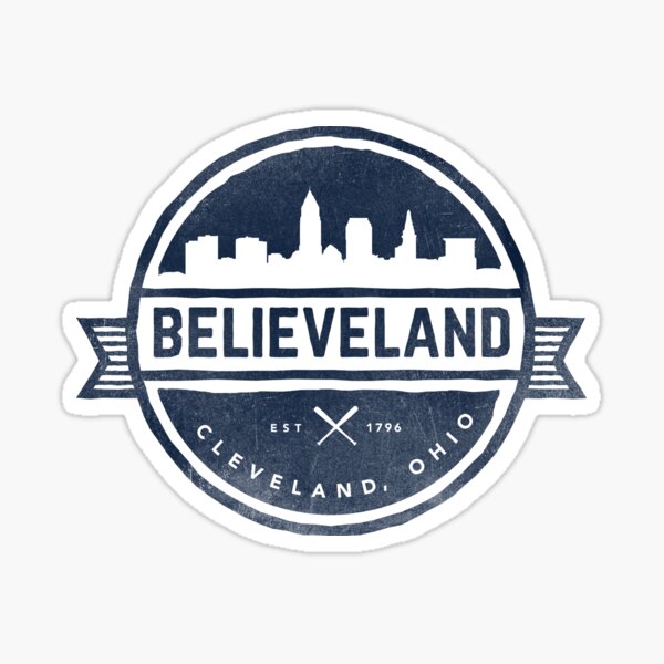 Item preview, Believeland (Blue) Cleveland designed and sold by K. Meme Design.