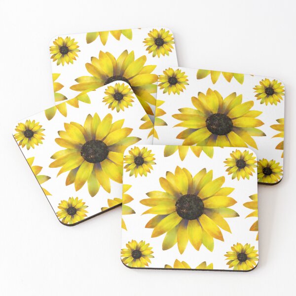 Item preview, Hand-painted Sunflowers Watercolor Painting Design designed and sold by TNArtist.