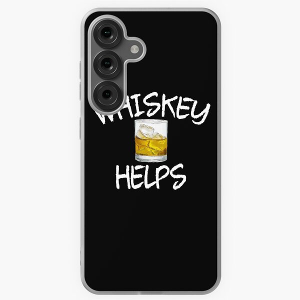 Item preview, Whiskey Helps Funny Whiskey Lover designed and sold by pearlindustries.