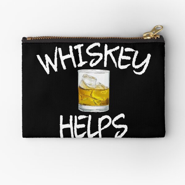 Item preview, Whiskey Helps Funny Whiskey Lover designed and sold by pearlindustries.