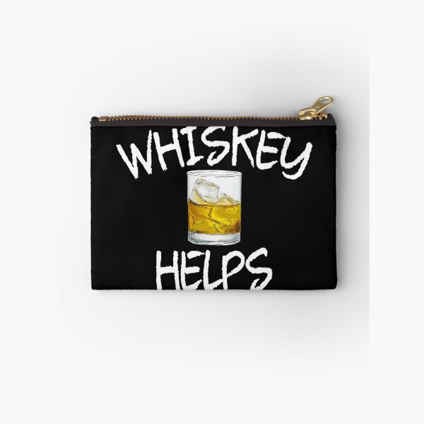 Item preview, Whiskey Helps Funny Whiskey Lover designed and sold by pearlindustries.