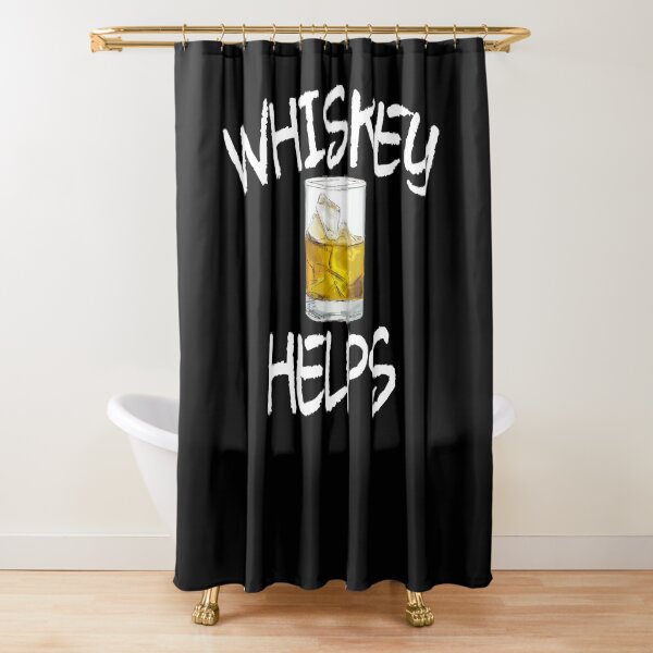 Item preview, Whiskey Helps Funny Whiskey Lover designed and sold by pearlindustries.