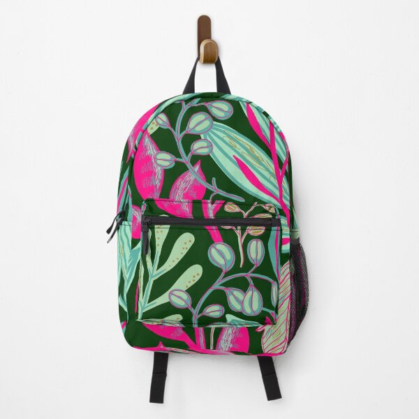 Item preview, JUNGLE FLORAL, HOT PINK "ELLO GUV'NA designed and sold by wildwhimsical.
