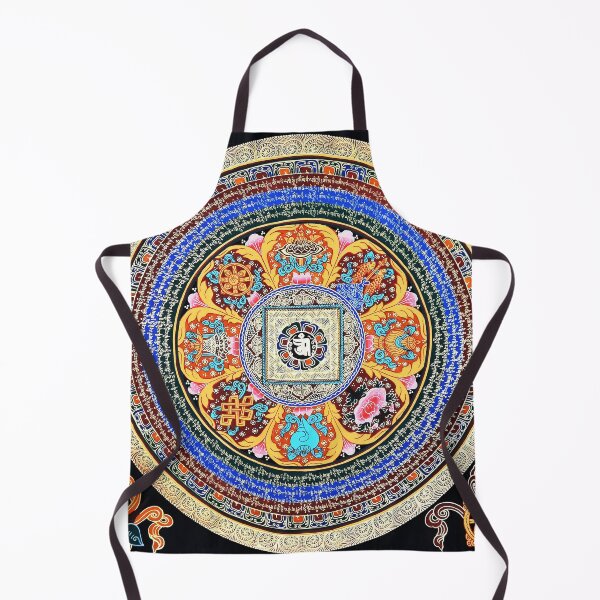 Item preview, Om Mantra Mandala Mandarin Thangka designed and sold by GuyBlank.