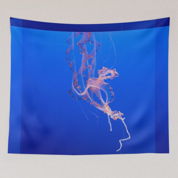 Item preview, Dancing medusa in blue ocean designed and sold by angelisart.