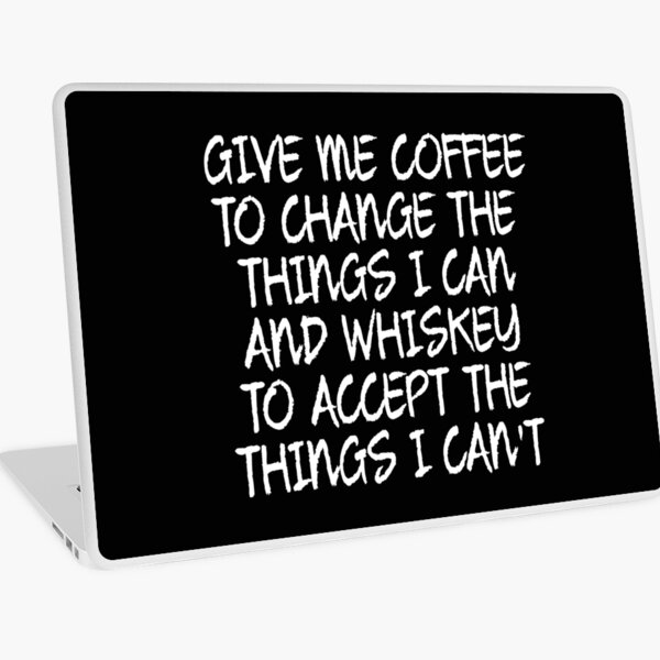 Item preview, Give me coffee, give me whiskey funny motivational design designed and sold by pearlindustries.