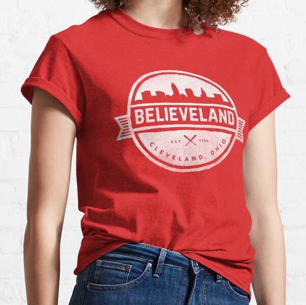 Believeland Cleveland Baseball Fan Playoff T Shirt