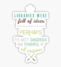 Sarah J. Maas quote - Throne of glass Sticker