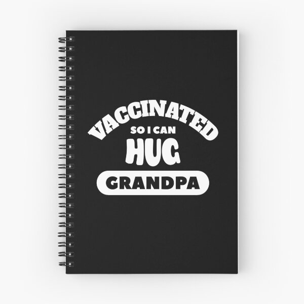 Item preview, Vaccinated So I Can Hug Grandpa (Dark Background) designed and sold by pbstylesetters.