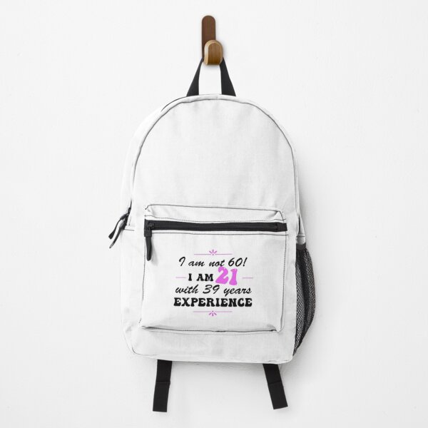 Item preview, Funny 60th Birthday I am not 60! I am 21 with 39 years experience designed and sold by Positivet21.