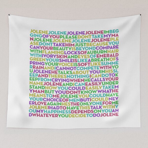 Item preview, Jolene - Dolly Parton (lyrics) v.1 designed and sold by x1brett.