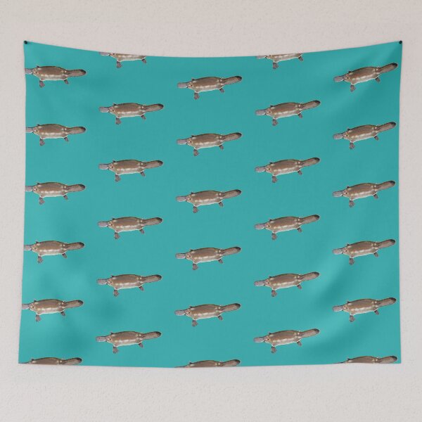 Item preview, blue version of platypus designed and sold by jesscallaghan.