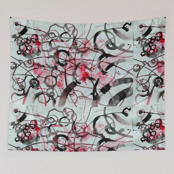 Item preview, Abstract Garden Painting designed and sold by Arkneer.