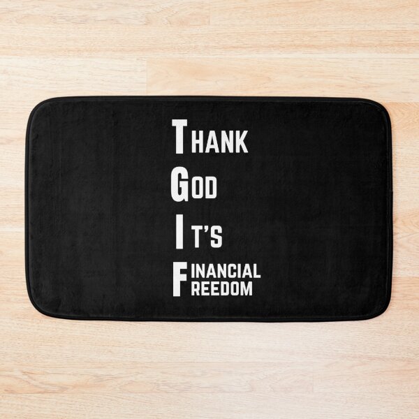 Item preview, Thank God It's Financial Freedom ! designed and sold by TraderShirts.
