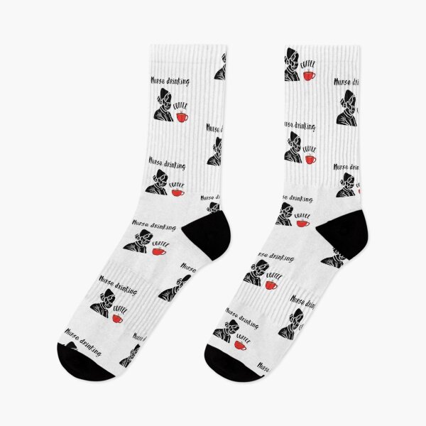 Item preview, Nurse Drinking Coffee designed and sold by SportyDogShop.