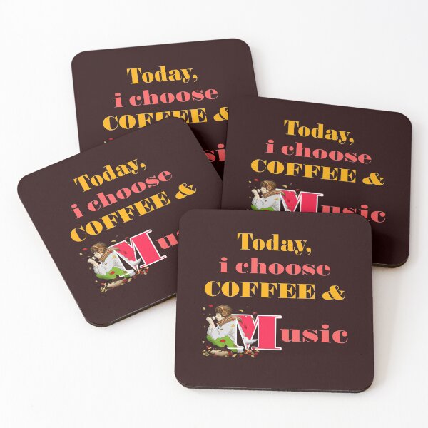 Item preview, coffee design. music design, coffee and music rock! designed and sold by doctors-apparel.