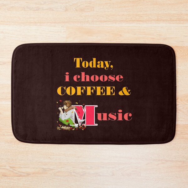 Item preview, coffee design. music design, coffee and music rock! designed and sold by doctors-apparel.