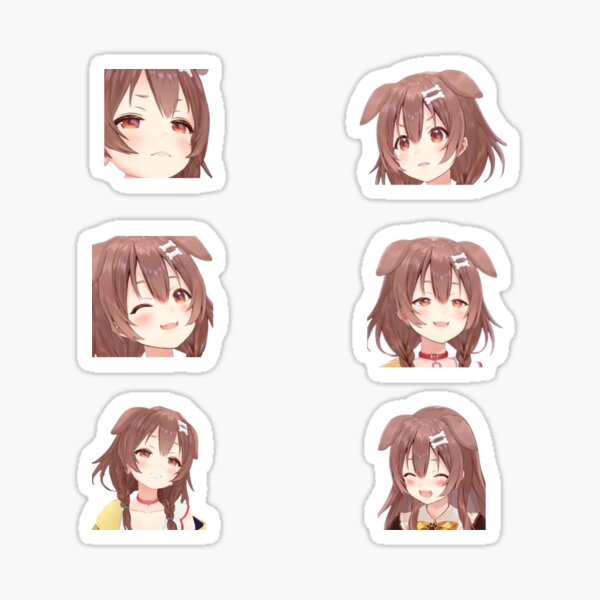 Item preview, Inugami Korone Facial expression Sticker Pack  designed and sold by happyshibe.
