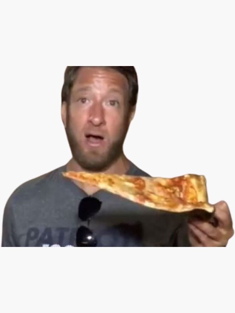 "Dave Portnoy pizza review sticker Barstool sports" Sticker for Sale by