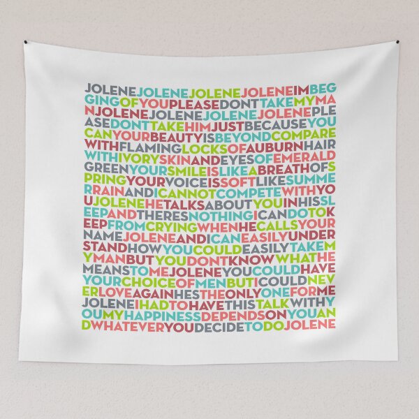 Item preview, Jolene - Dolly Parton (lyrics) v.4 designed and sold by x1brett.