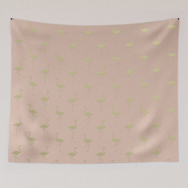 Item preview, Pink and Gold Flamingo Pattern designed and sold by Diana377.