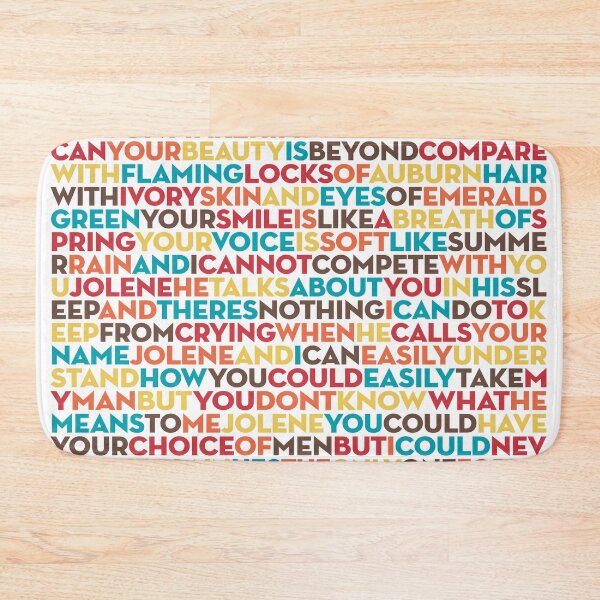 Item preview, Jolene - Dolly Parton (lyrics) v.5 designed and sold by x1brett.