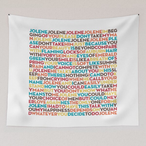 Item preview, Jolene - Dolly Parton (lyrics) v.5 designed and sold by x1brett.