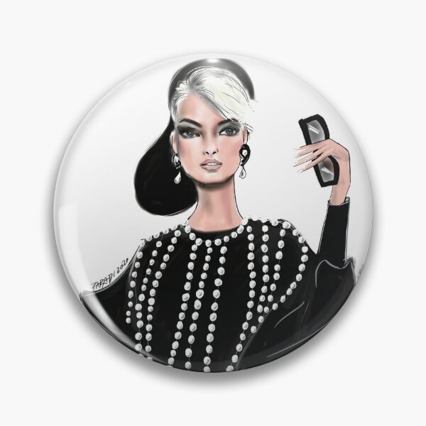 Item preview, Supermodel Linda from the 90's fashion Vintage designed and sold by PG Illustration.