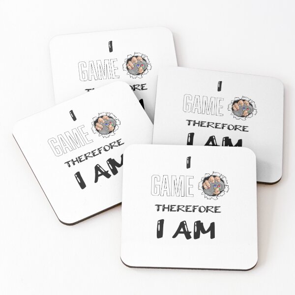 Item preview, I Game Therefore I Am designed and sold by SportyDogShop.