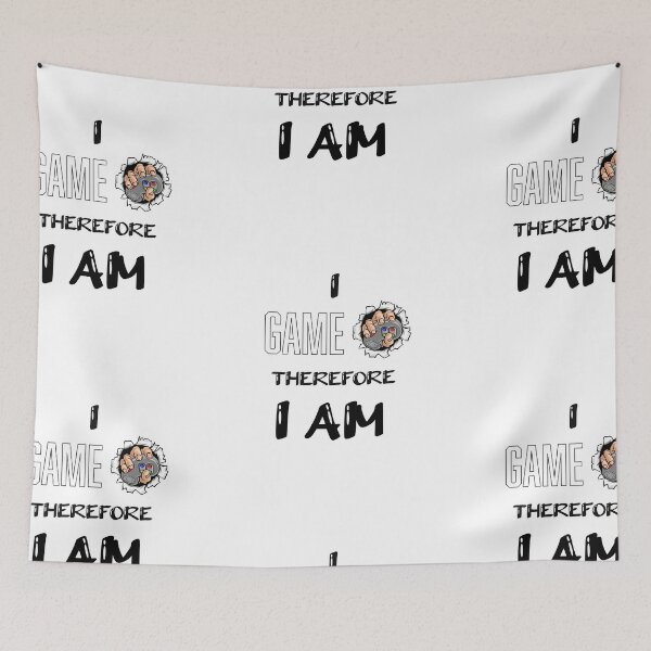 Item preview, I Game Therefore I Am designed and sold by SportyDogShop.
