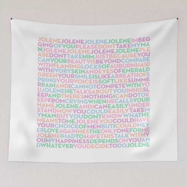 Item preview, Jolene - Dolly Parton (lyrics) v.8 designed and sold by x1brett.