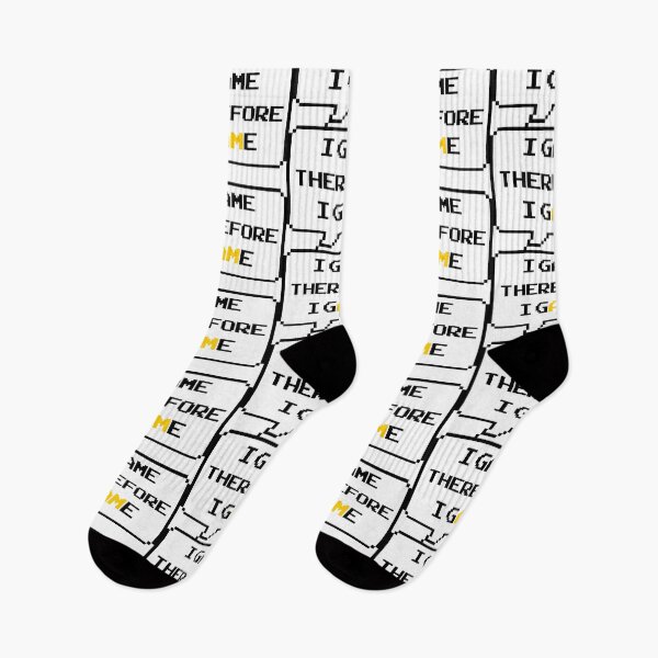 Item preview, I game therefore I am funny I game thefore I GAME pun gamer Classic retro arcade style Black, Yellow and White speech bubble designed and sold by Deegital18.