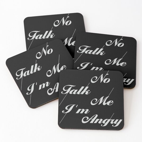 Item preview, No Talk me I'm Angry designed and sold by doucelune.