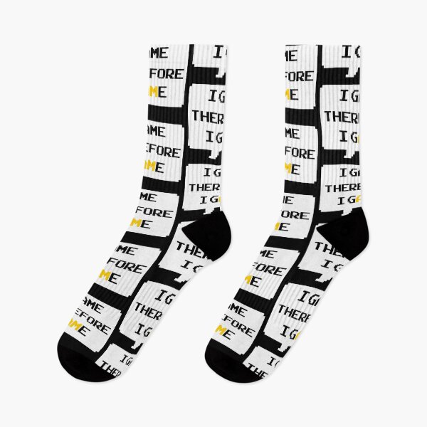 Item preview, I game therefore I am funny I game thefore I GAME pun gamer Classic retro arcade style Black, Yellow and White speech bubble (dark mode) designed and sold by Deegital18.