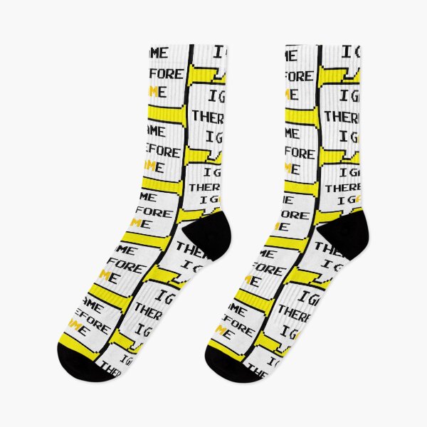 Item preview, I game therefore I am funny I game thefore I GAME pun gamer Classic retro arcade style Black, Yellow and White speech bubble (red gamer mode) designed and sold by Deegital18.