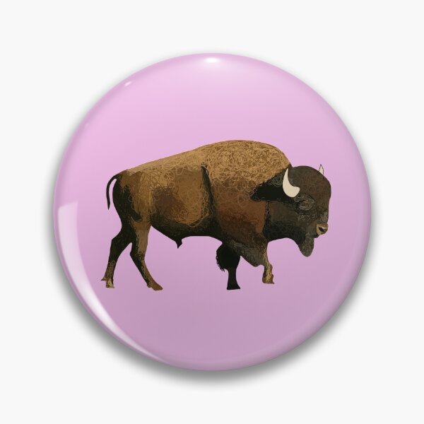 Item preview, pink version of buffalo or bison ? designed and sold by jesscallaghan.