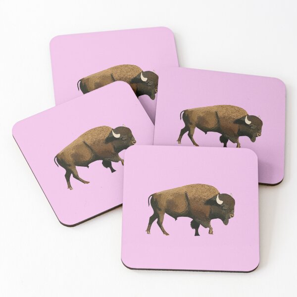 Item preview, pink version of buffalo or bison ? designed and sold by jesscallaghan.