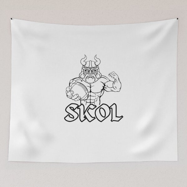 Item preview, Minnesota Vikings Football Skol motif designed and sold by Bearded-Viking.
