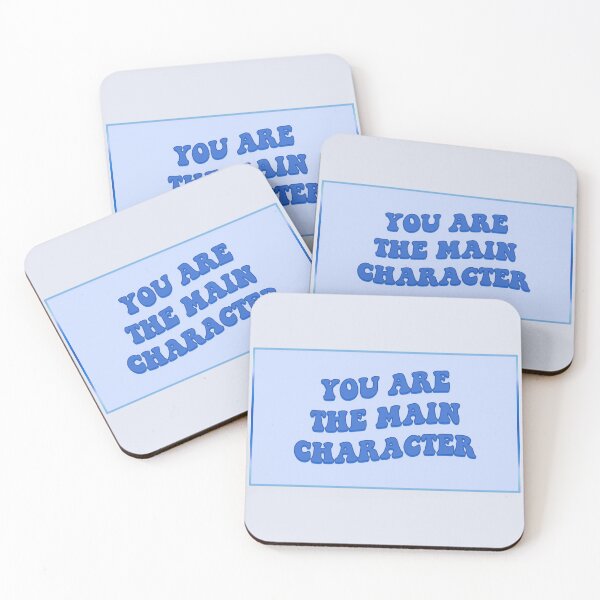 Item preview, You are the main character (blue version) designed and sold by vbsartwork.