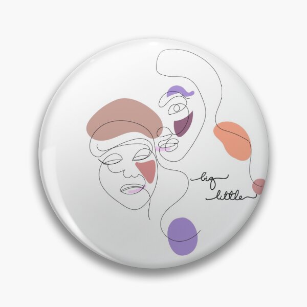 Item preview, Big little abstract faces designed and sold by Jessica Valenzuela.
