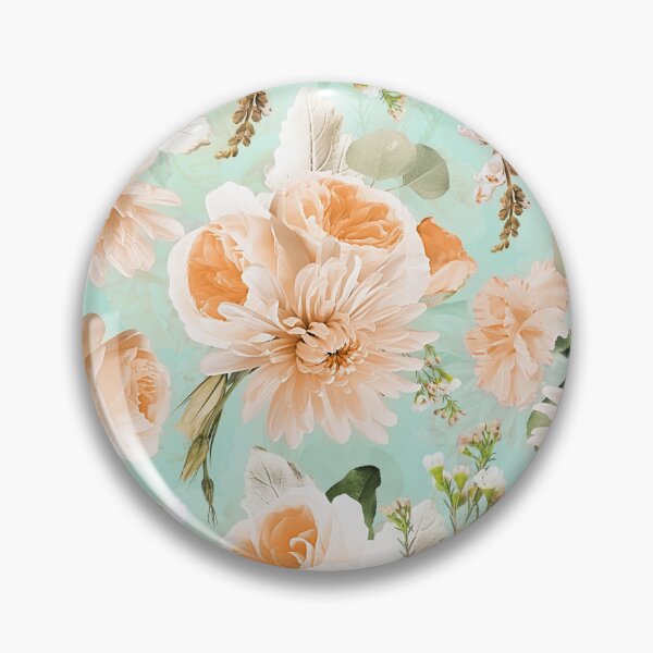 Item preview, Peach Real Springflower Blossoms Botanical Garden pattern Nightgarden designed and sold by UtArt.