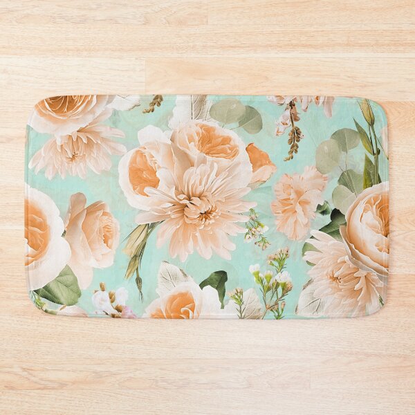 Item preview, Peach Real Springflower Blossoms Botanical Garden pattern Nightgarden designed and sold by UtArt.