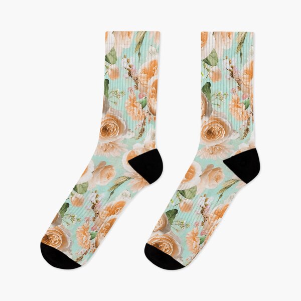 Item preview, Peach Real Springflower Blossoms Botanical Garden pattern Nightgarden designed and sold by UtArt.